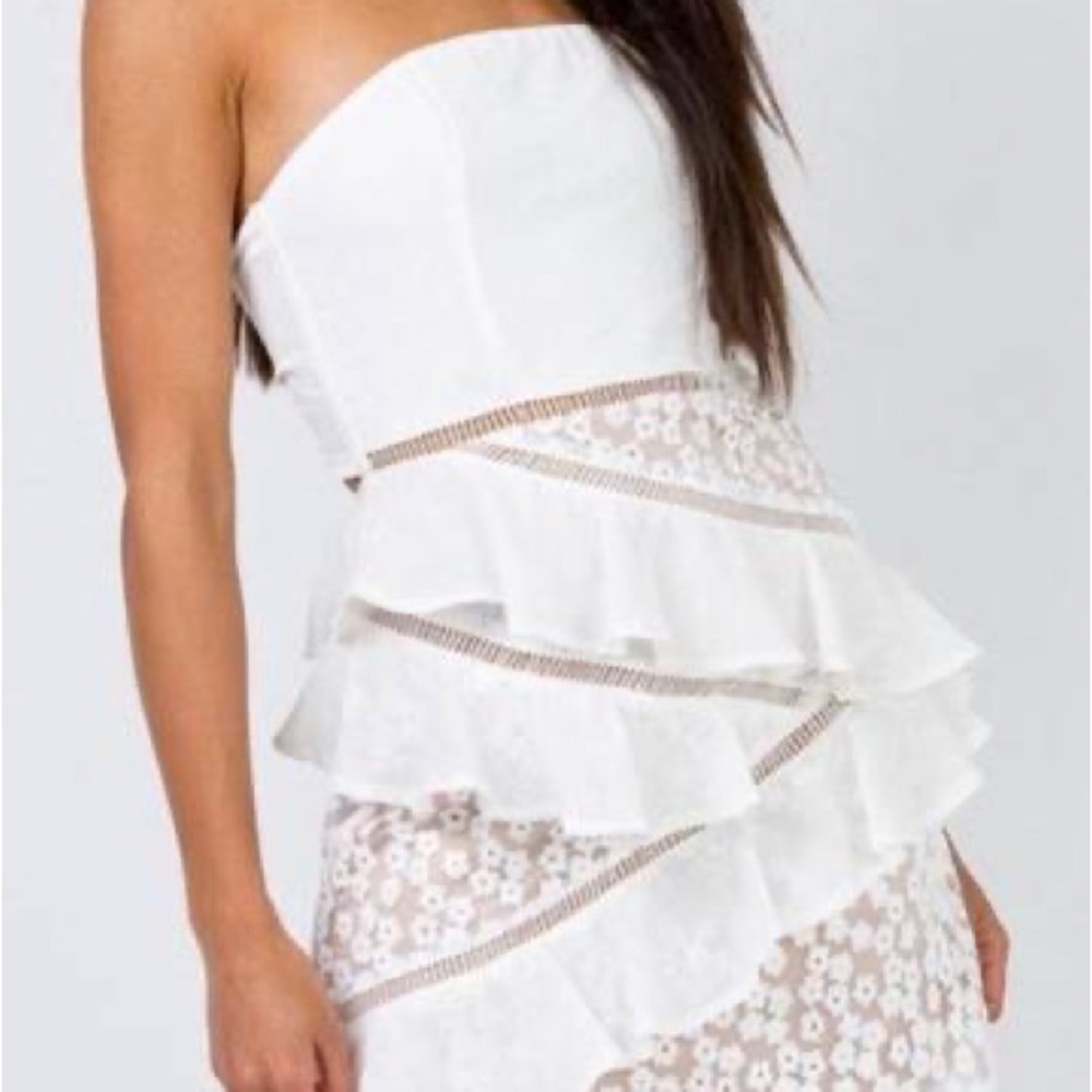 Princess Polly Alina Mini Dress White